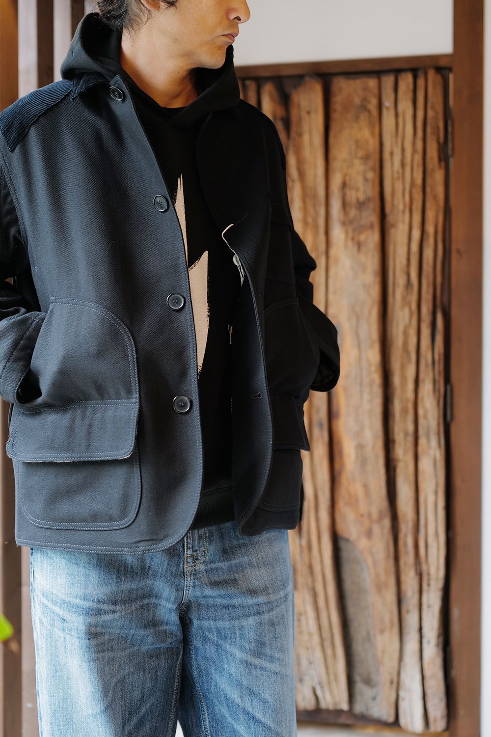 Maison Margiela ヘビーコットン ダブルコート | River