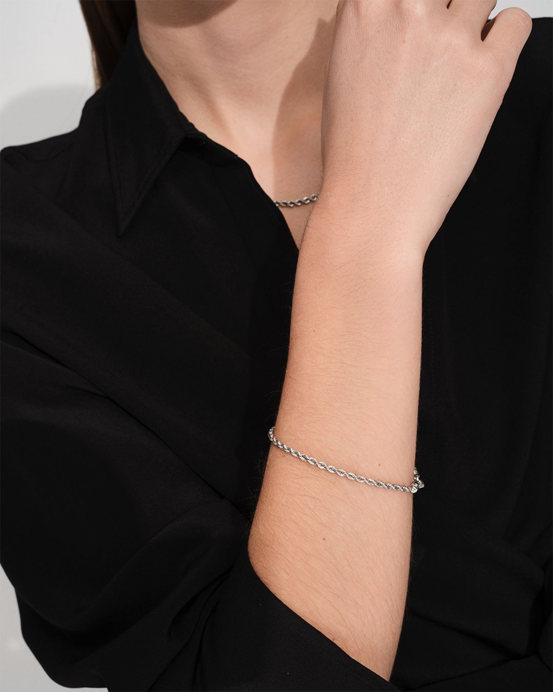 TOMWOOD - Rope Bracelet 7Inch(18cm) / ロープ ブレスレット / 925