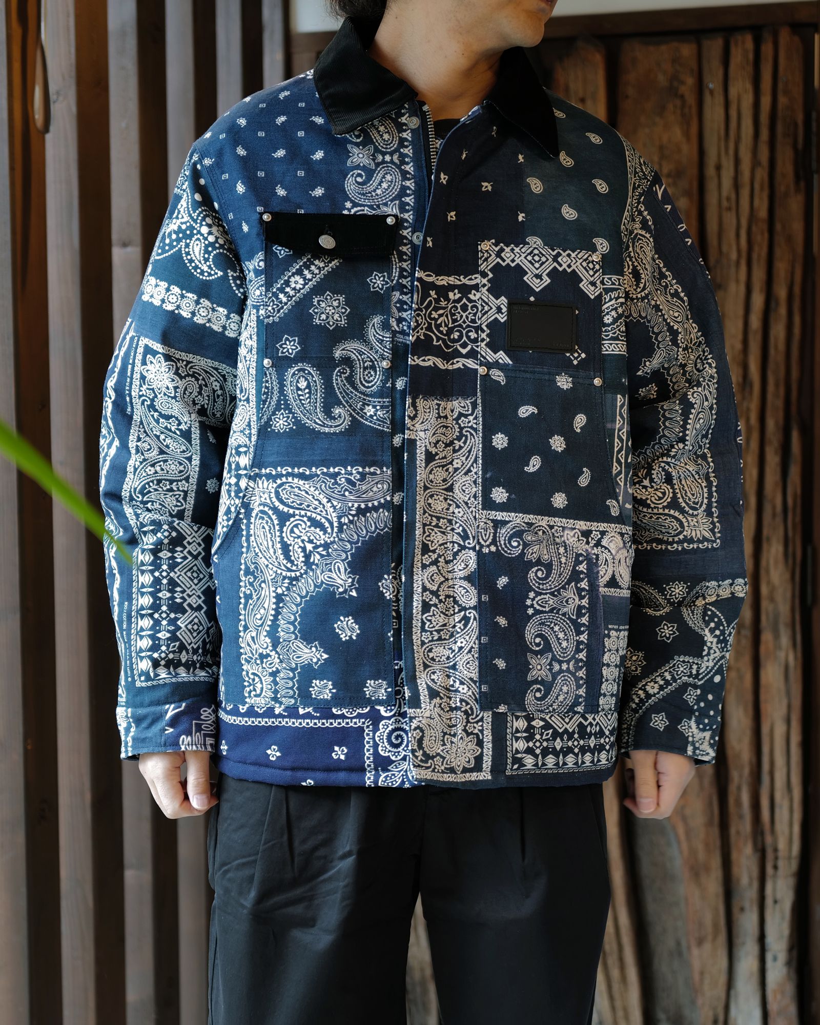 MIYAGIHIDETAKA - 【MIYAGI HIDETAKA】 Quilted Work Jacket | River