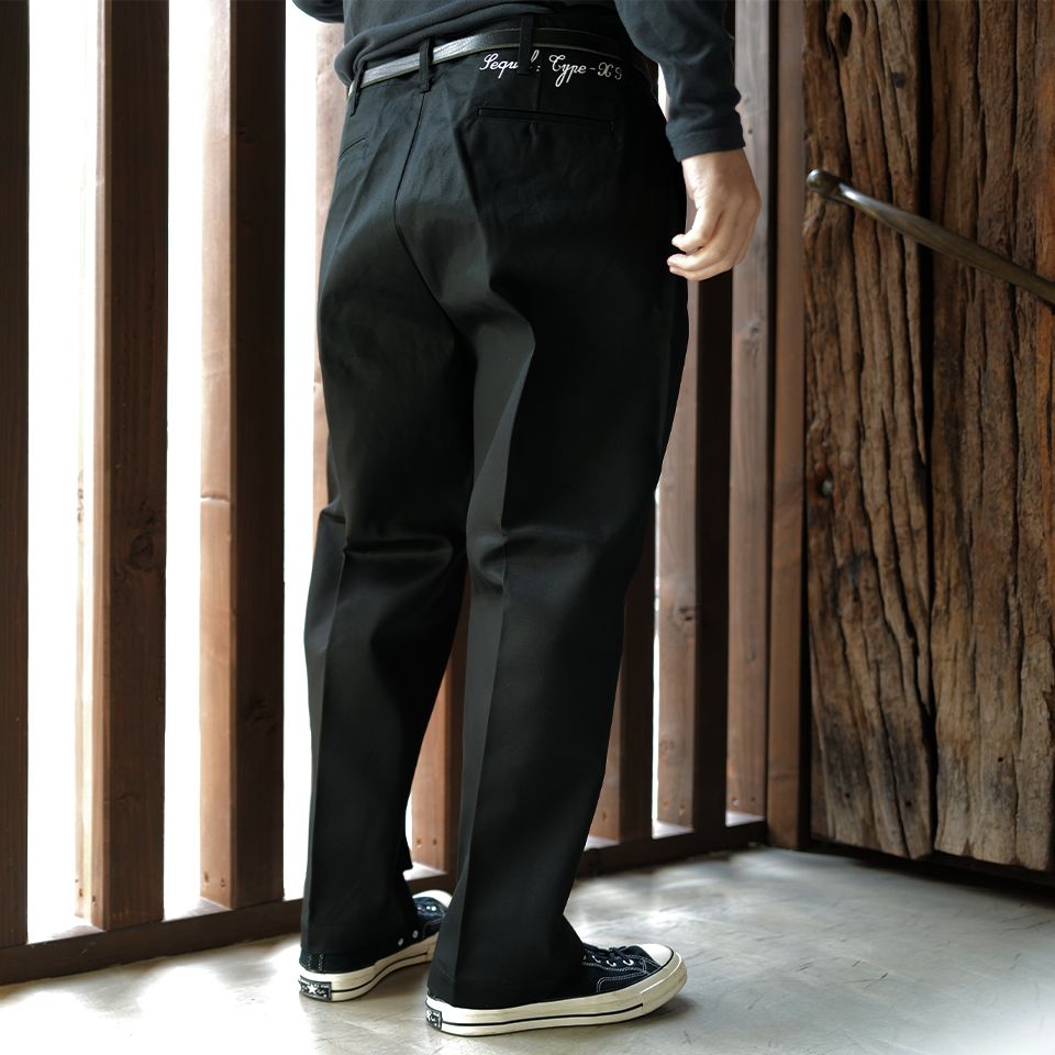 SEQUEL - CHINO PANTS (TYPE-XF) BLACK | River