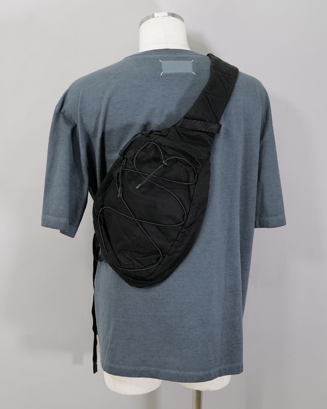 C.P. COMPANY - Nylon B Crossbody Backpack Black | River