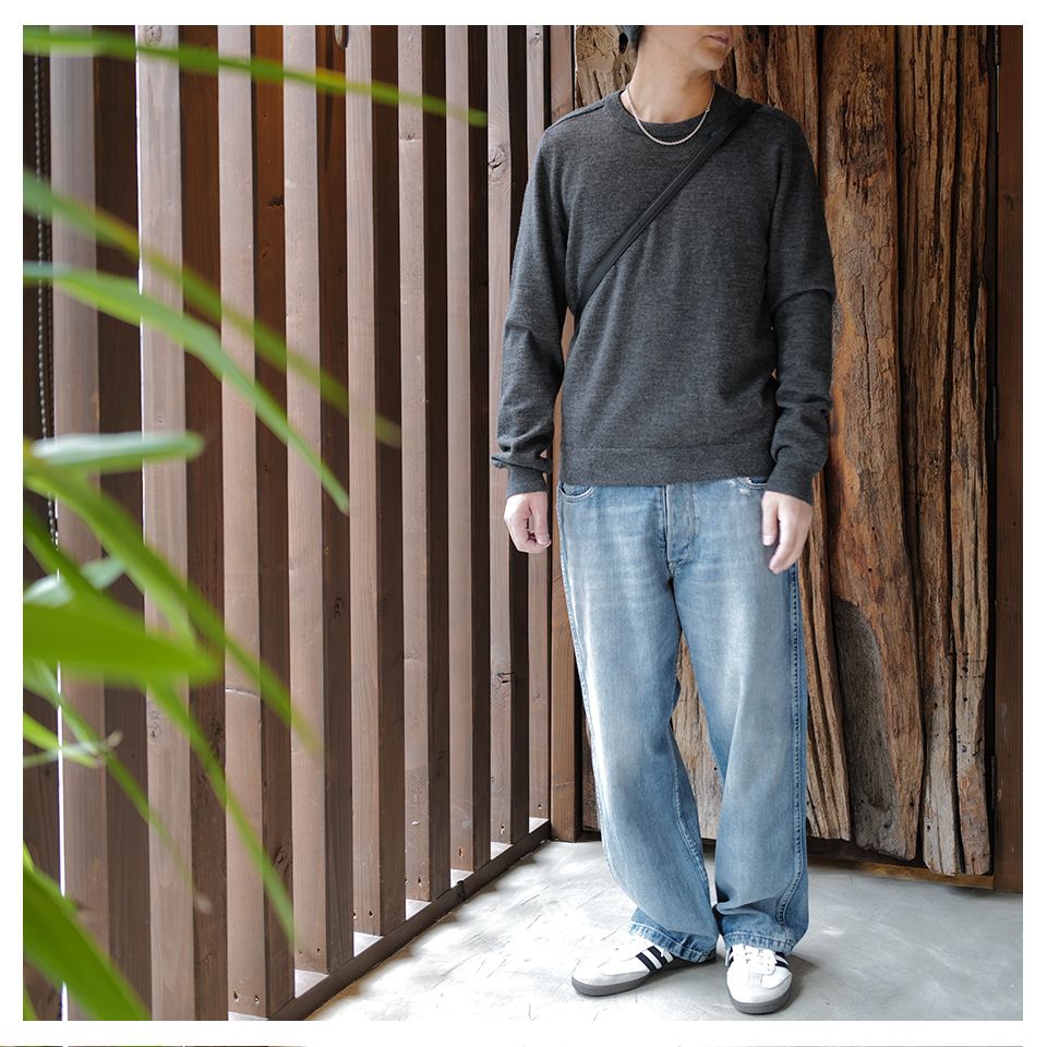 Maison Margiela - エルボーパッチセーター | River