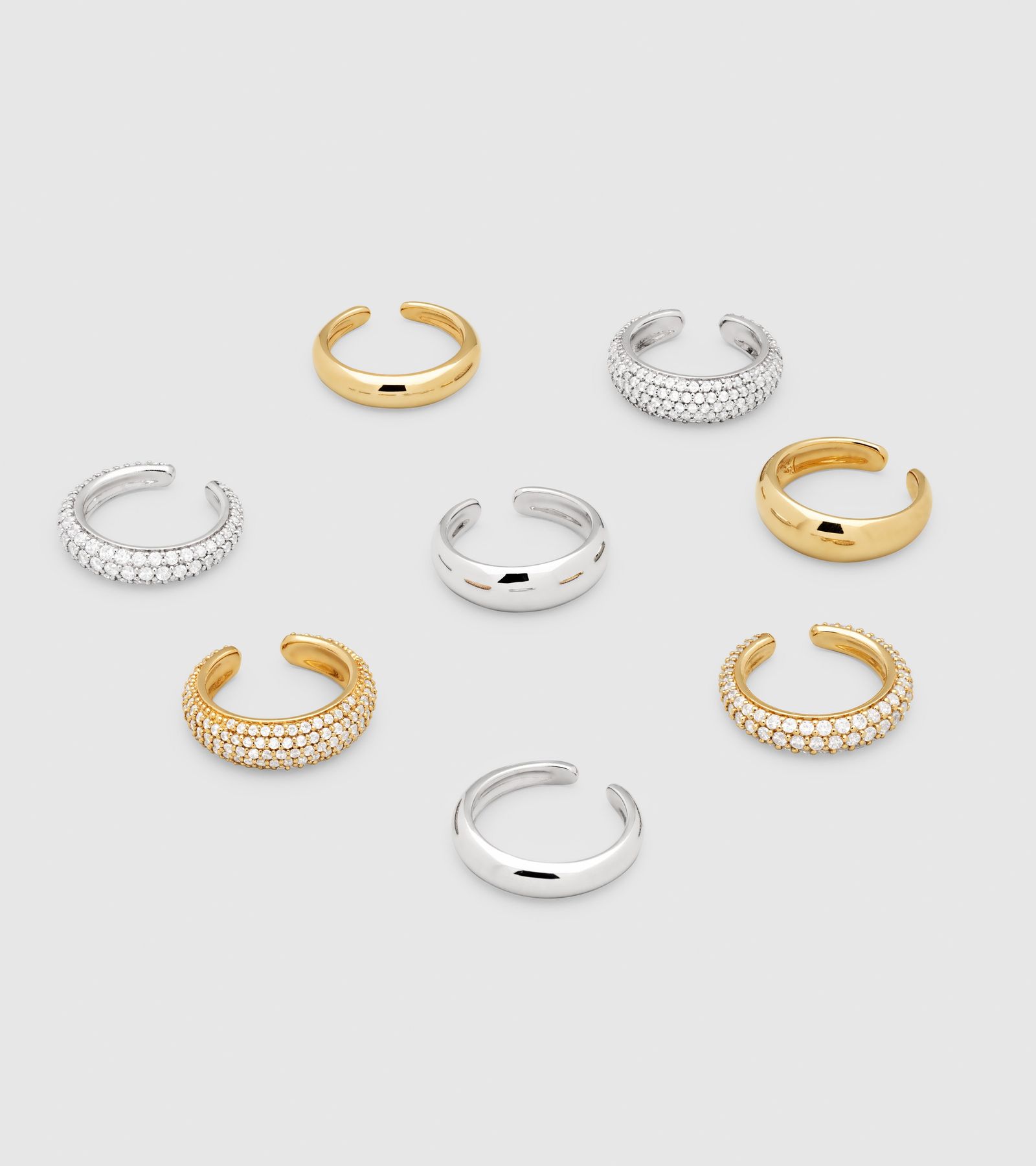 TOMWOOD - Ear Cuff Thick Zirconia Gold / イヤーカフ / ジルコニア