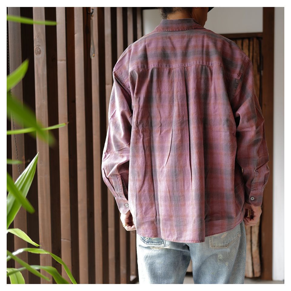 OUR LEGACY - BORROWED SHIRT Idaho Flannel Check | River
