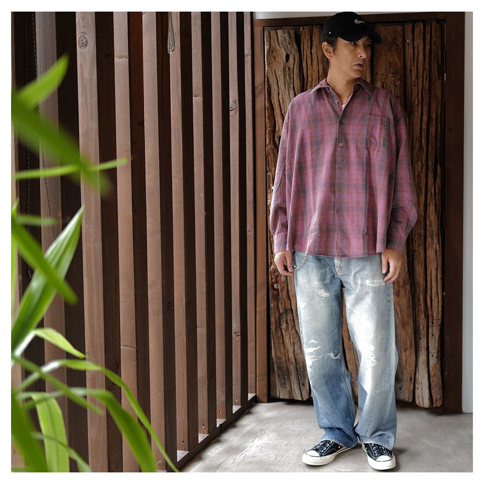 OUR LEGACY - BORROWED SHIRT Idaho Flannel Check | River