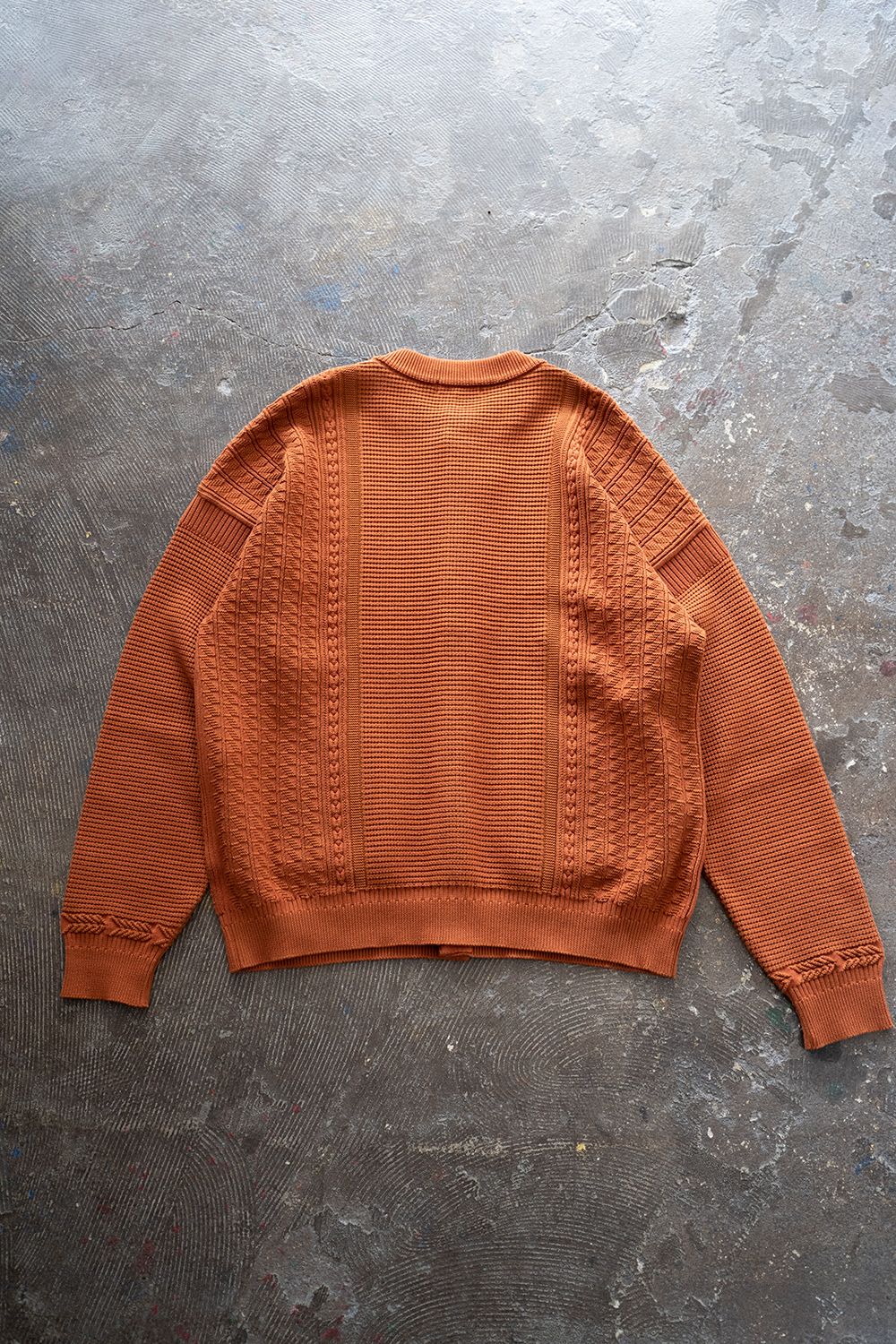YASHIKI - 【ラスト1点】【22AW】Yukisora Cardigan(ORANGE) | Salty