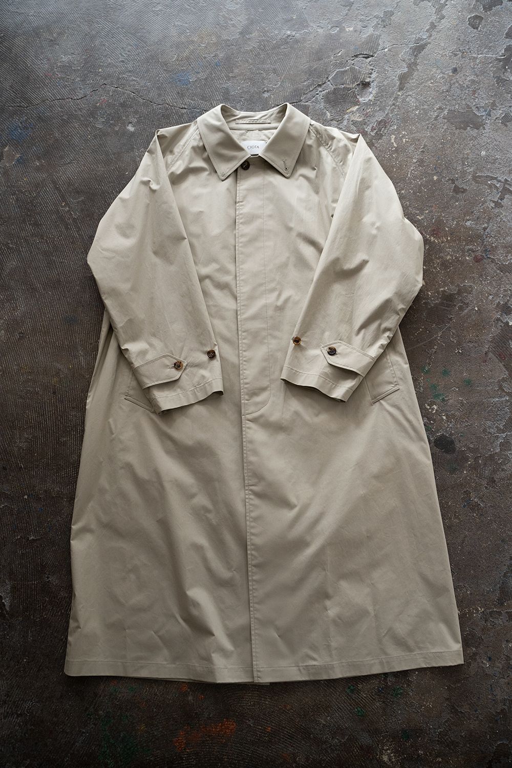 CIOTA - 【ラスト1点】スビンコットン10/-度詰吊り天竺ポケット付き