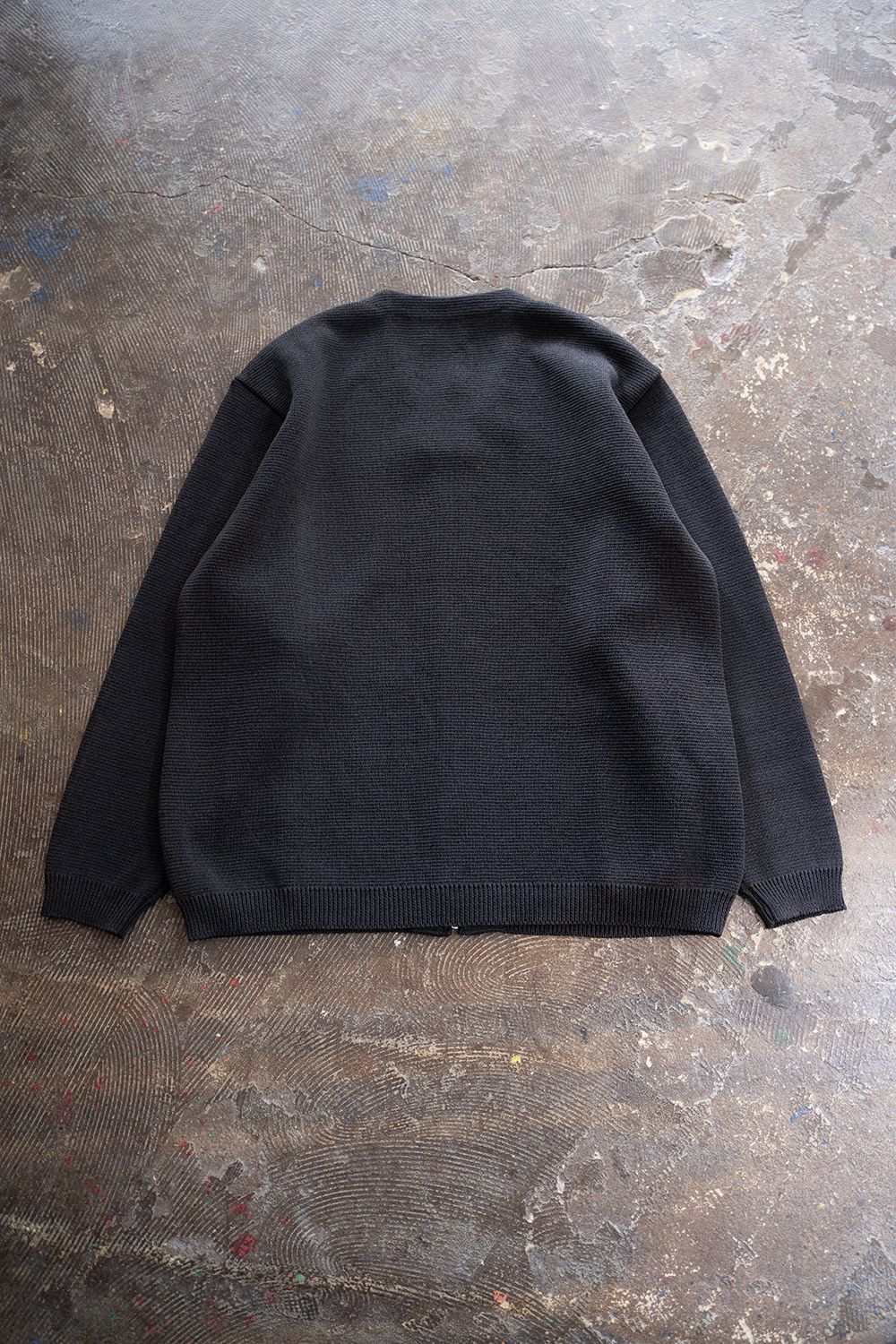 STILL BY HAND - 【ラスト1点】【25SS】ポリエステル×和紙ニットジップ