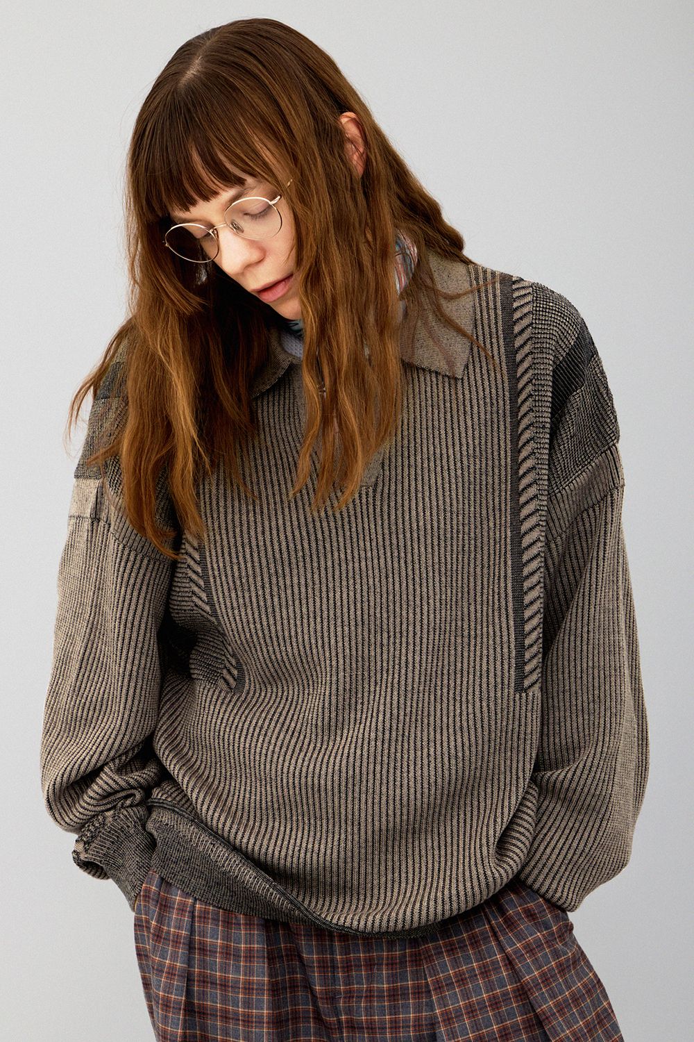 YASHIKI - 【25AW】Setsuen Skipper Knit(GREIGE) | Salty