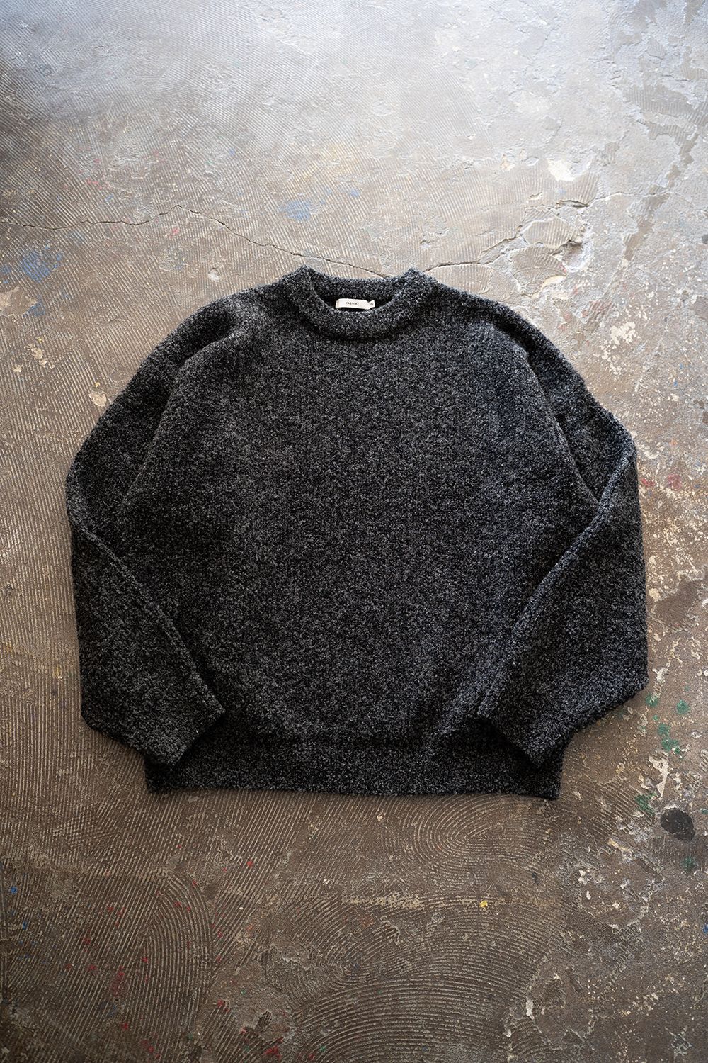 YASHIKI - 【ラスト1点】【25AW】Shusetsu Boucle Knit(BROWN) | Salty
