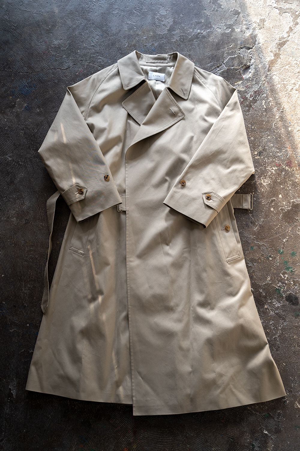 CIOTA - 【ラスト1点】スビンコットンギャバジンタイロッケンコート