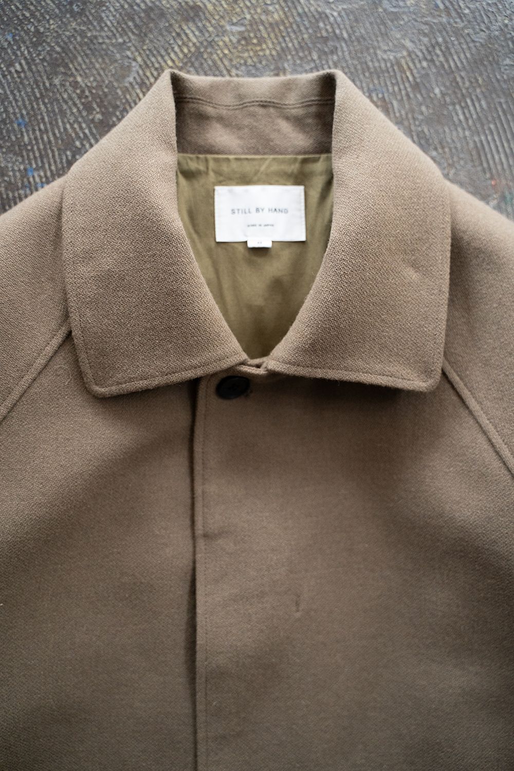 STILL BY HAND - 【ラスト1点】【25AW】ウール×ナイロンステンカラー