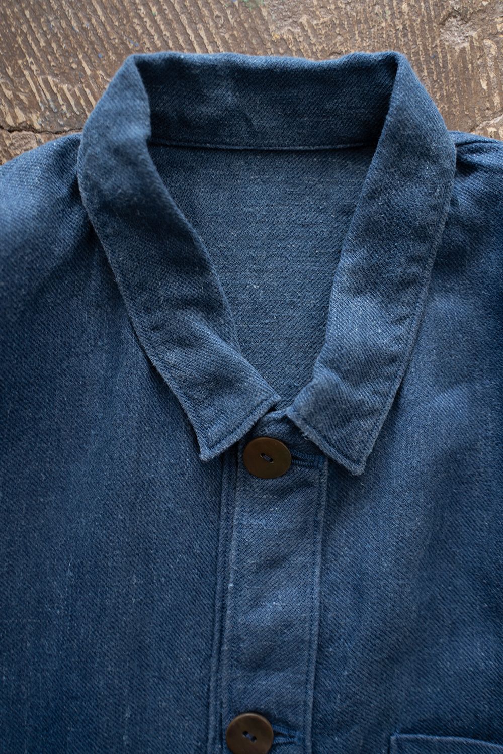 MITTAN - 【ラスト1点】綾織大麻平面ブルゾン(藍) | Salty