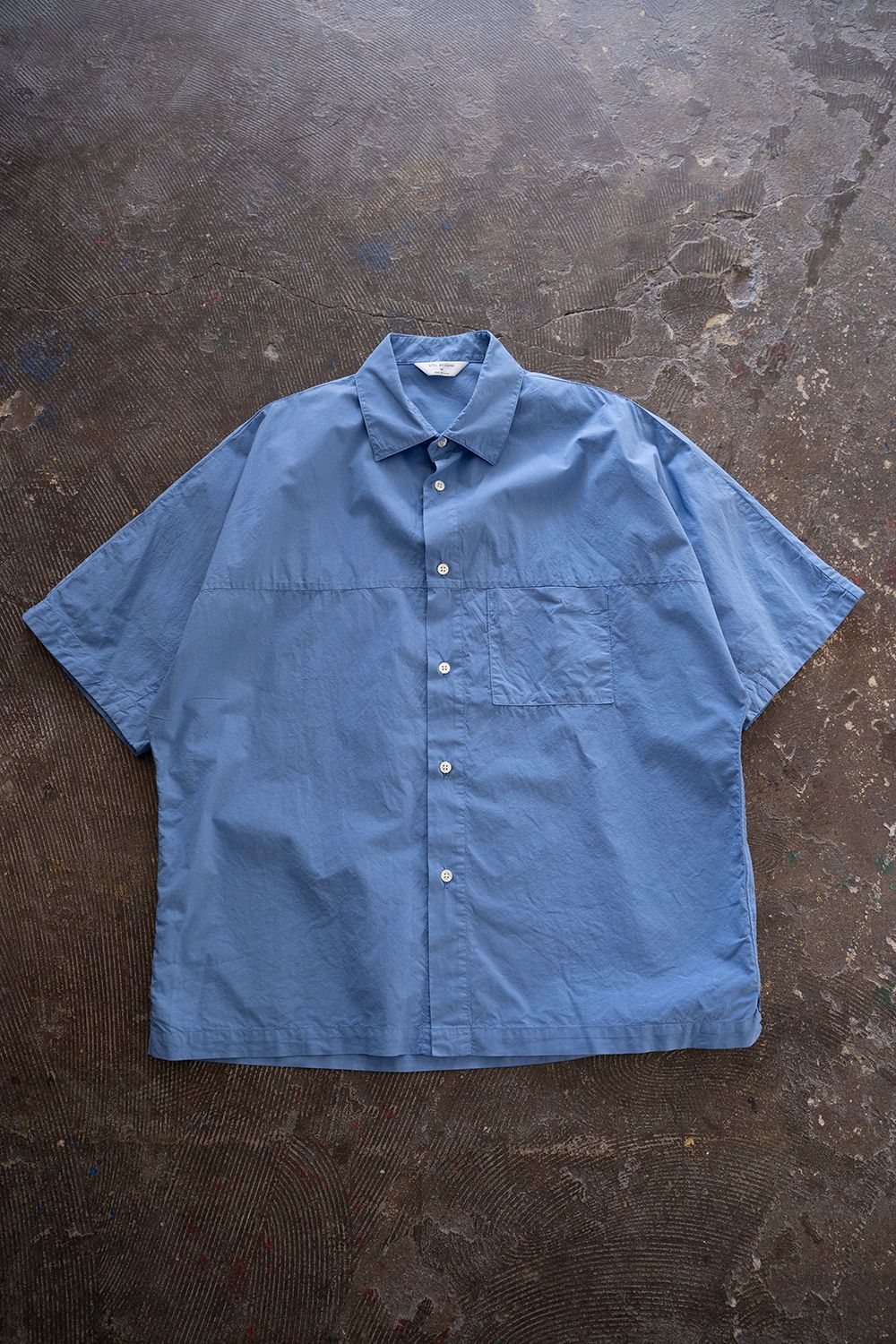 STILL BY HAND - 【ラスト1点】【23SS】シルク混半袖ヨークスリーブ