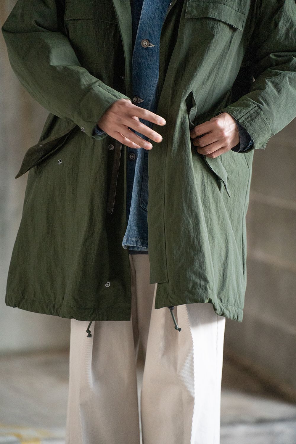 KHONOROGICA - 【ラスト1点】【23AW】Water Proof Rip Stop Nylon