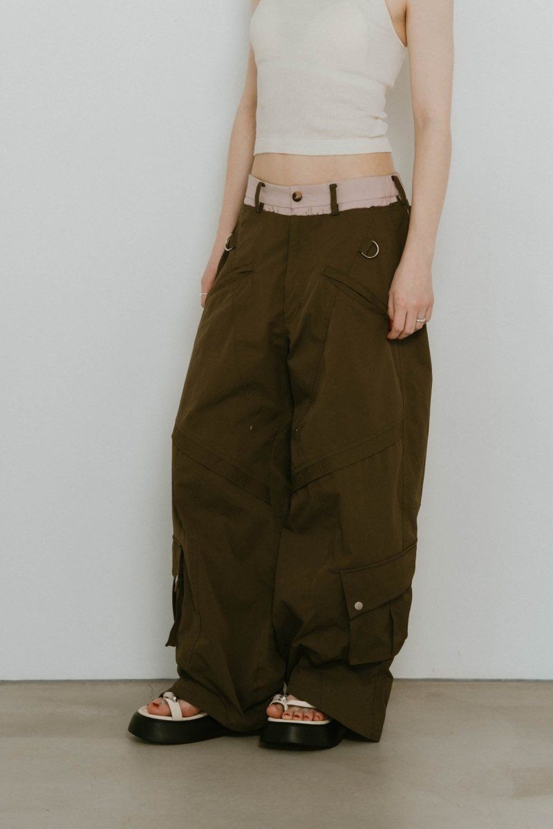 Knuth Marf - docking nylon pants(unisex) / ドッキングナイロン