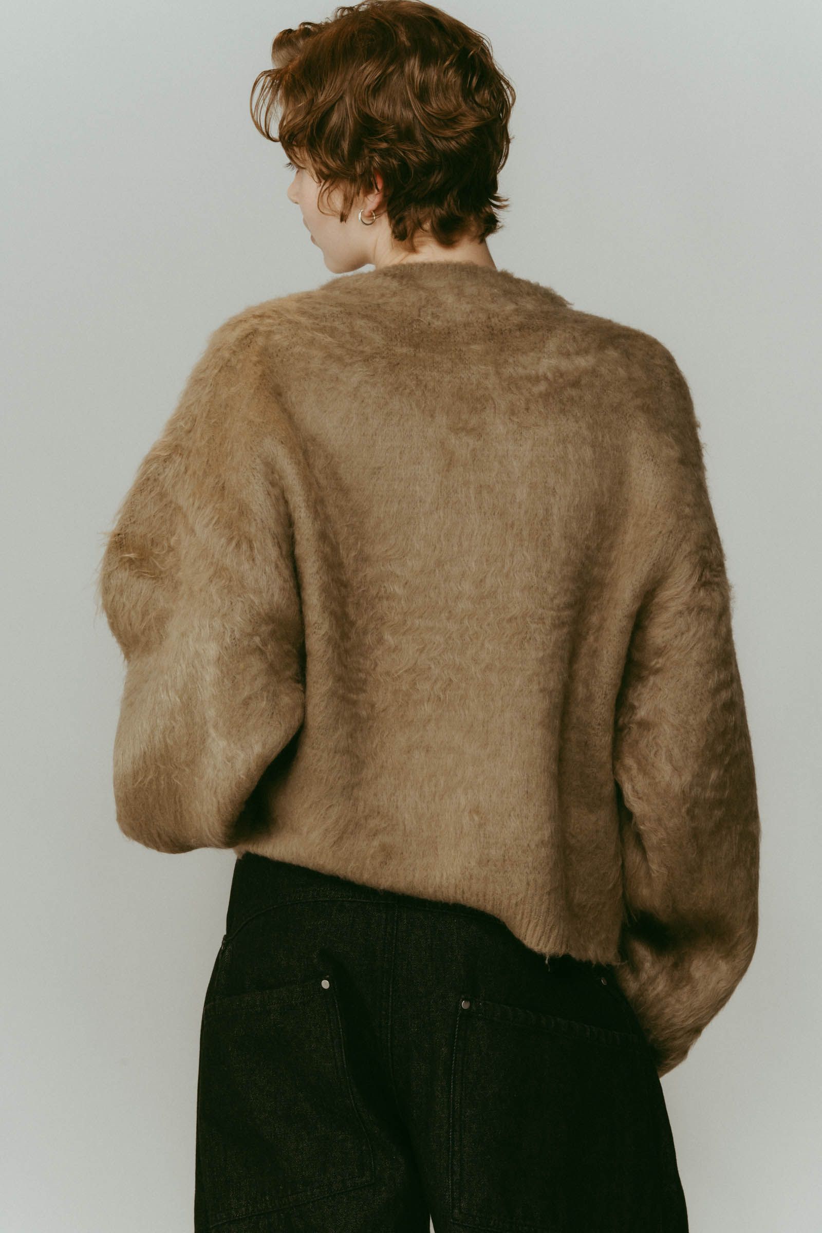 Knuth Marf - dalmatian shaggy knit(unisex) / ダルメシアン シャギー