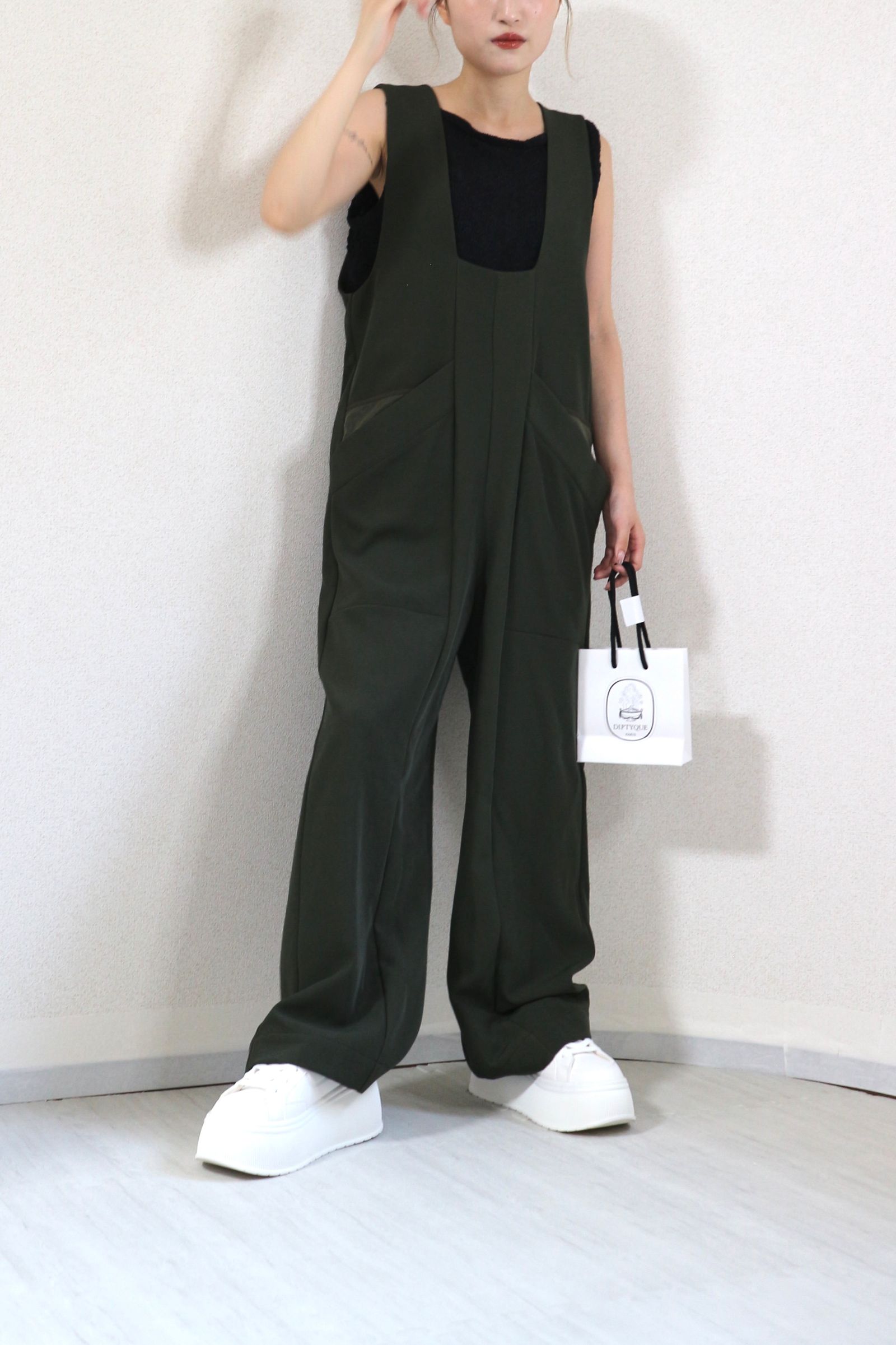 UN3D. - W POCKET AIO / ダブルポケットオールインワン (ブラック