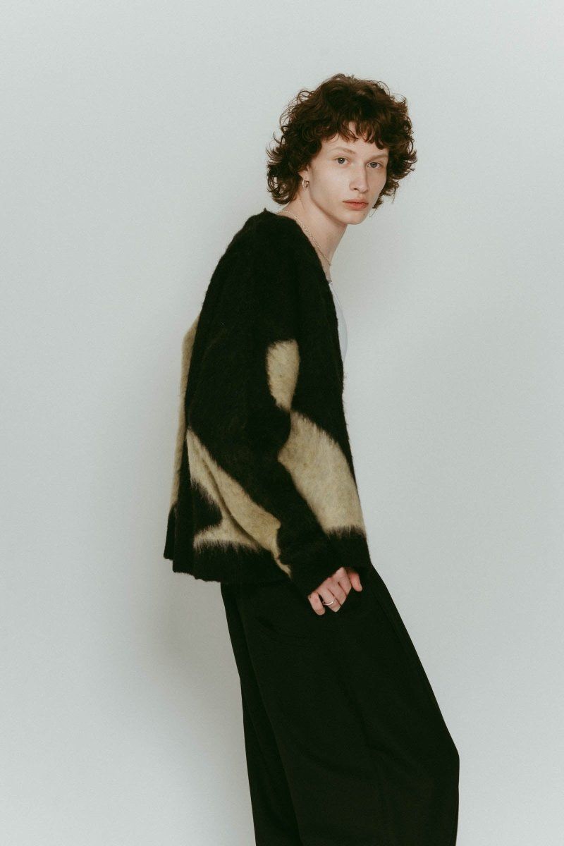 Knuth Marf - Vneck cardigan(unisex) / Vネックカーディガン