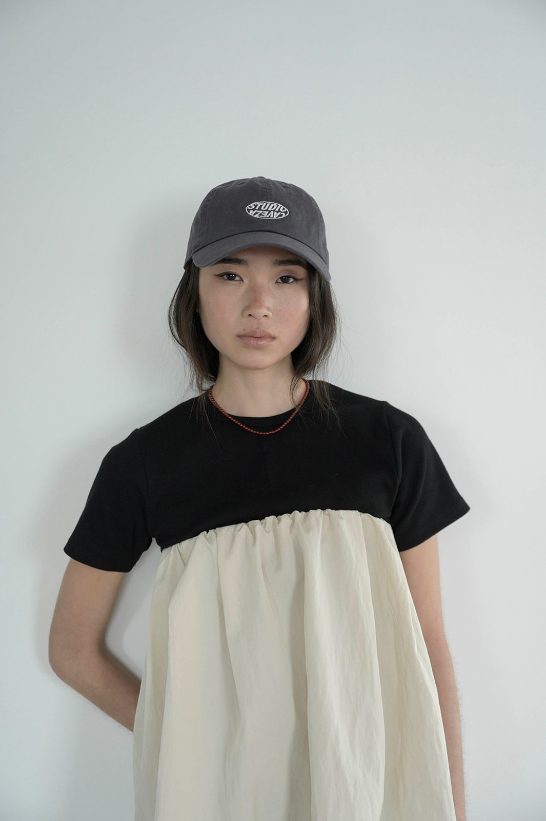 CAVEZA ROSSO - STUDIO CAVEZA サークルロゴキャップ (ダークグレー