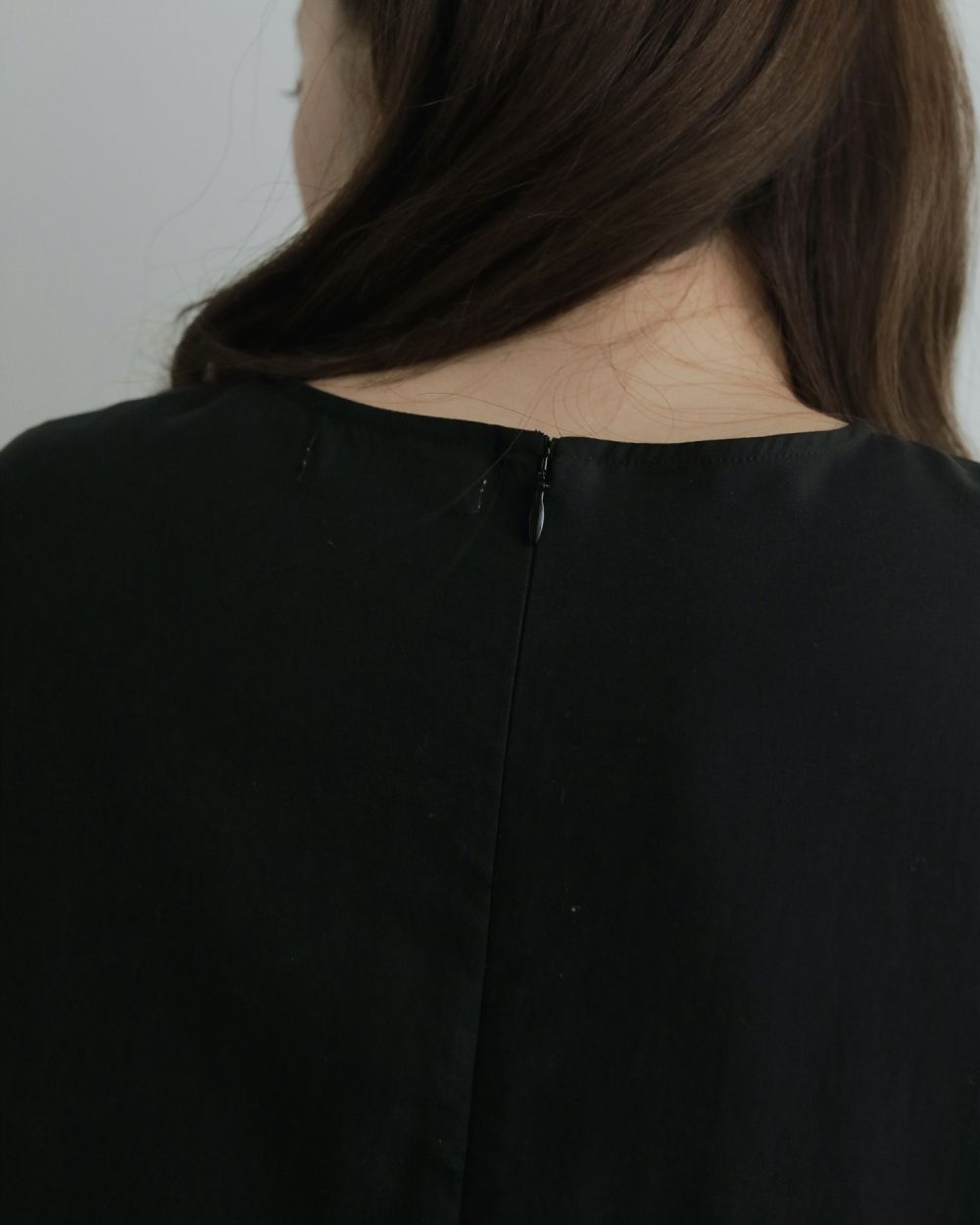 ànuke - Cocoon Mini Onepiece / コクーン ミニワンピース (ブラック