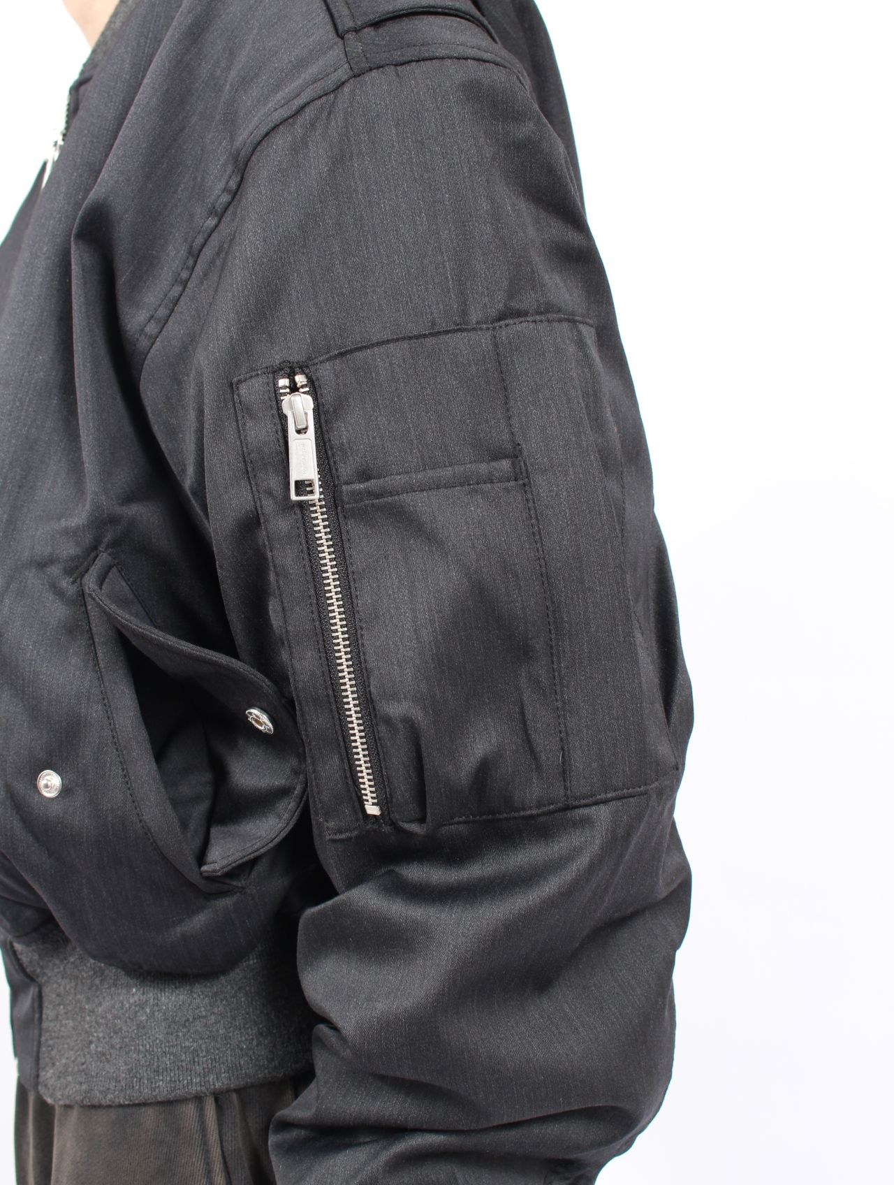 entire studios - 【25AW】クロップド ボンバージャケット / CROPPED