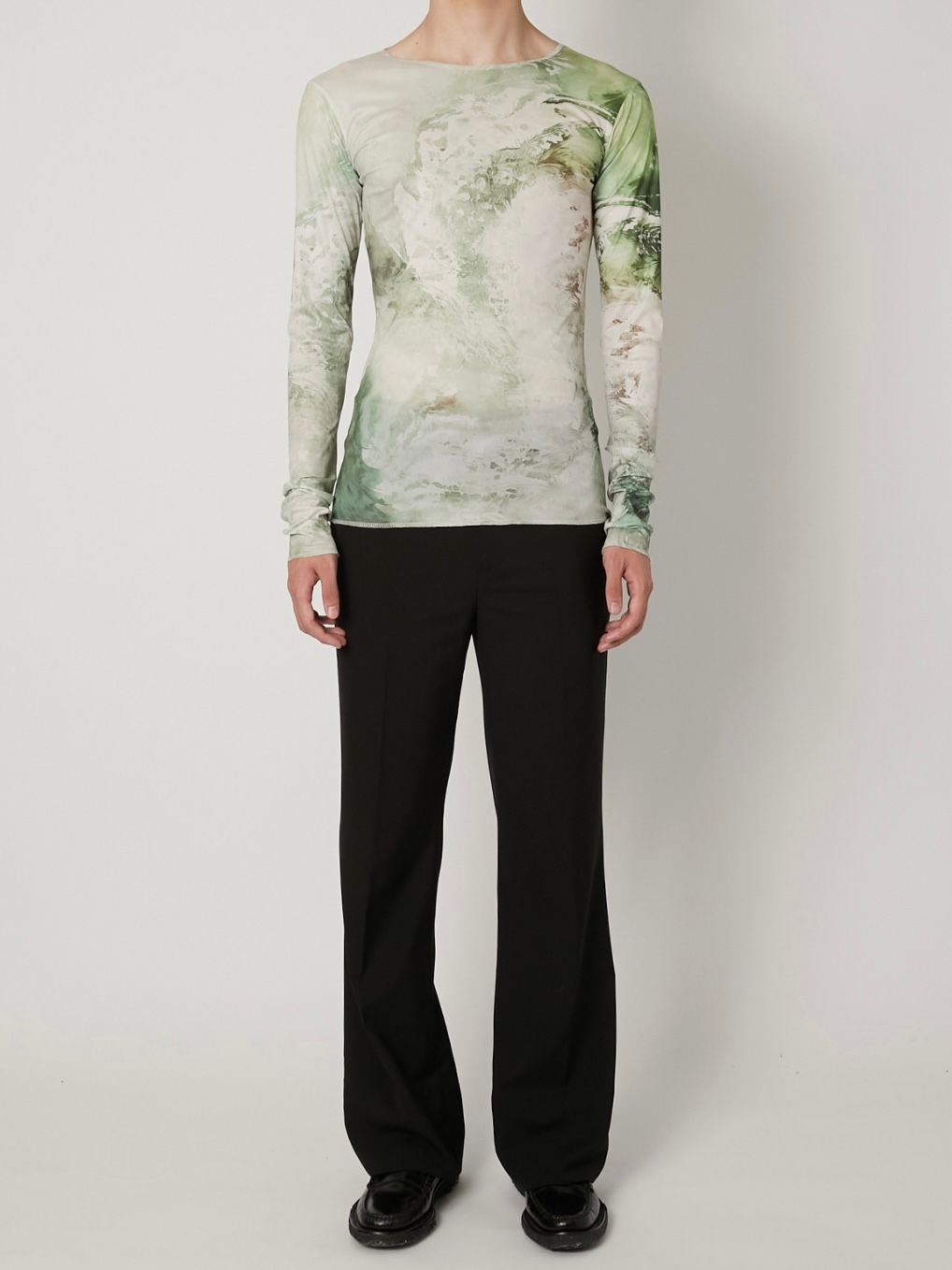 TAAKK - 【26SS】チュール シャツ / TULLE SHIRT / グリーン | STORY