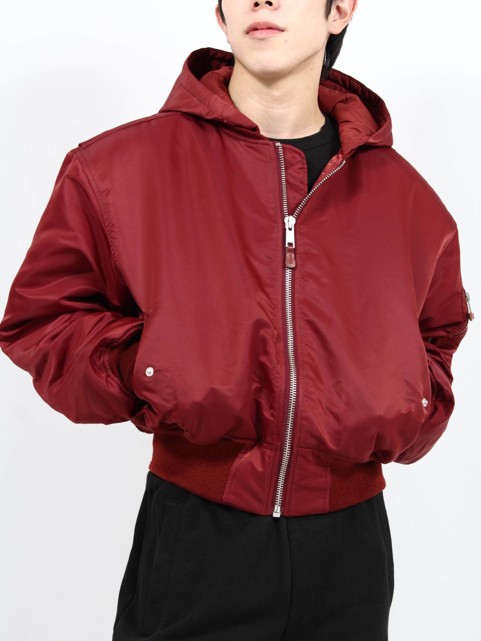 entire studios - 【25SS】フード ボンバー ジャケット / HOODED BROAD