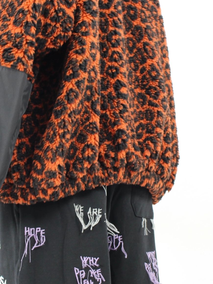 SELF MADE BY GIANFRANCO VILLEGAS - 【21AW】レオパード柄 フリース