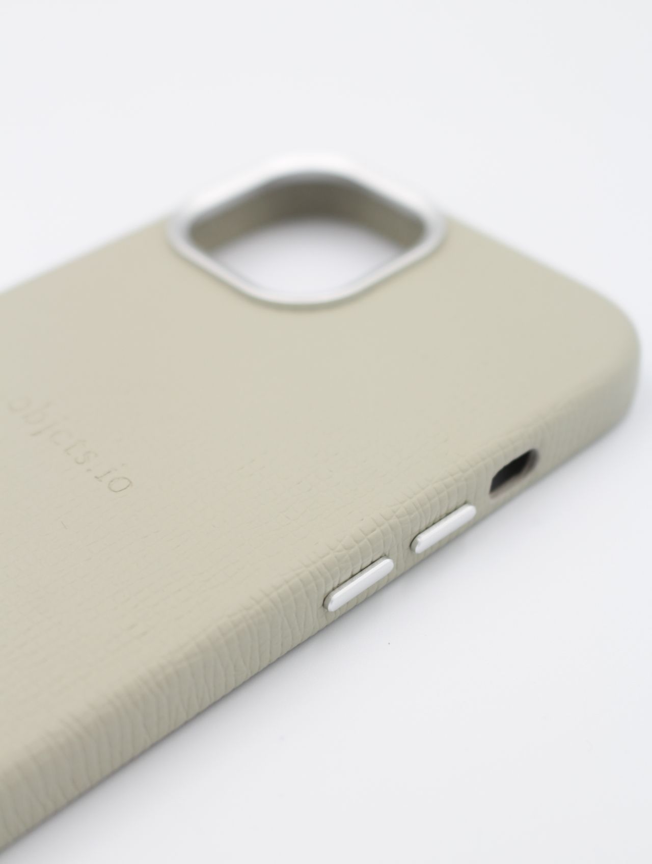 objcts.io - カラビナ付アイフォンケース / CARABINER CASE / ホワイト