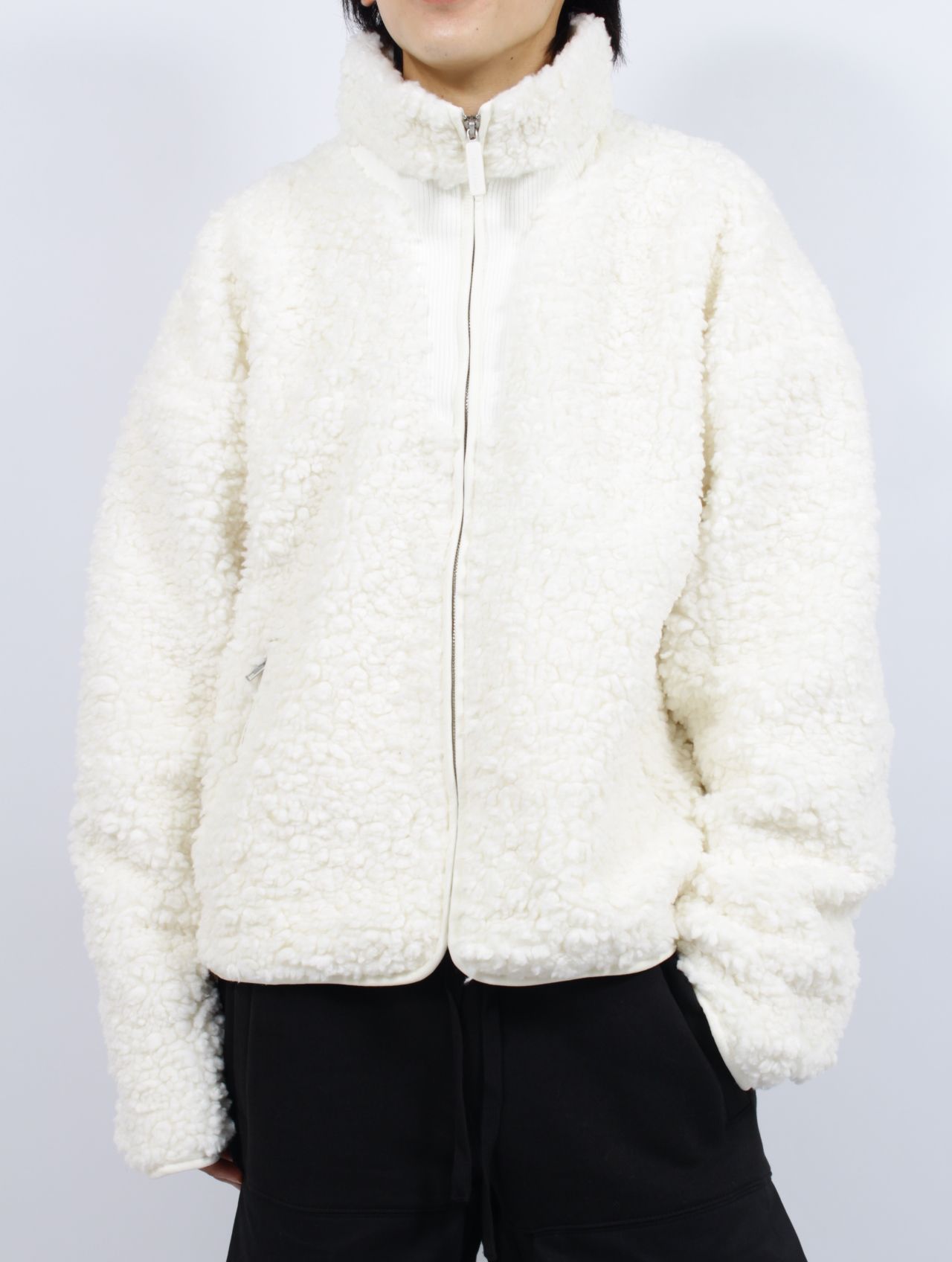 entire studios - 【25AW】ボア フリース ジップアップ ジャケット