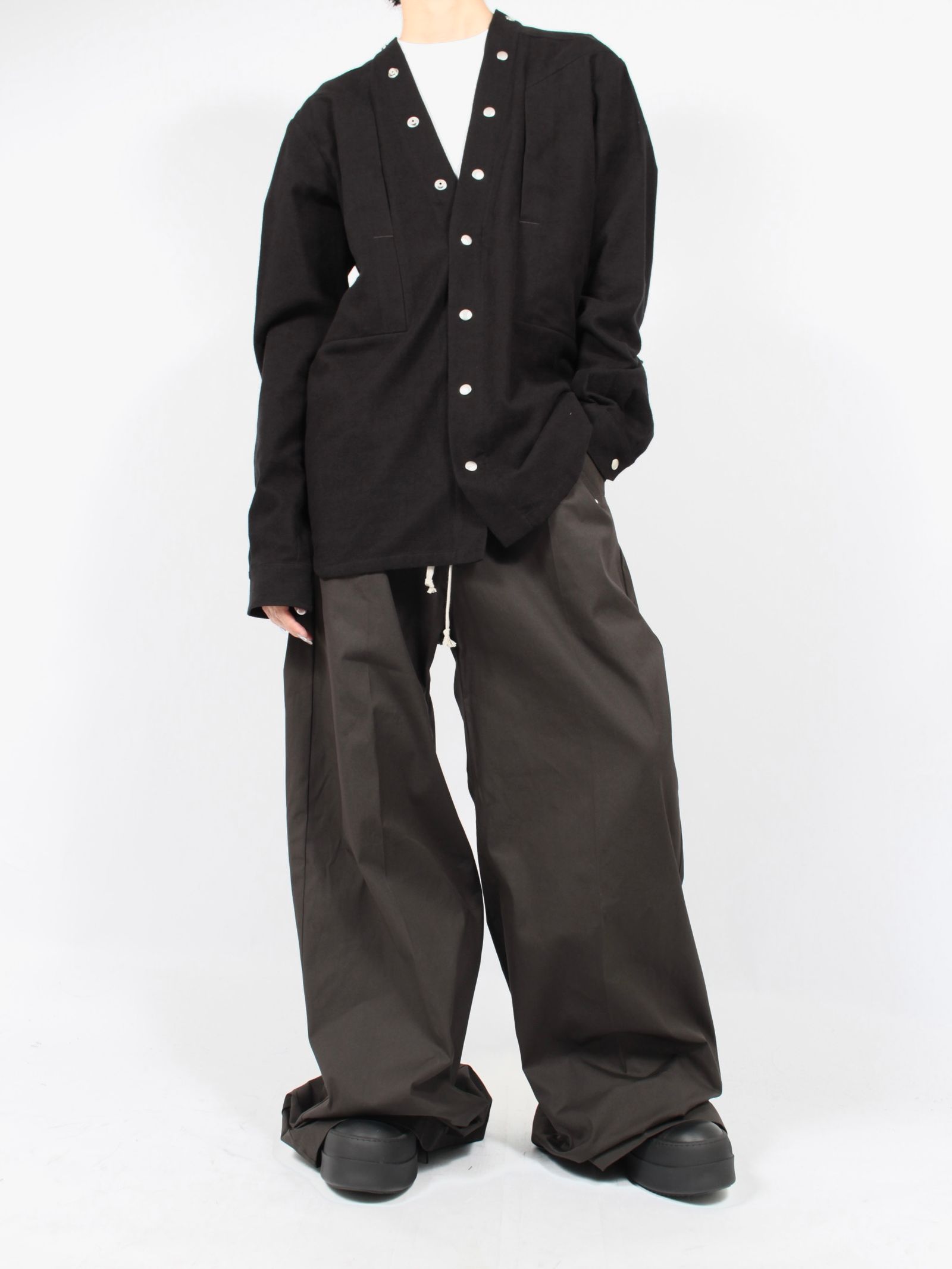 RICK OWENS - 【24AW】ワイド ベラパンツ / WIDE BELA PANTS / ダーク
