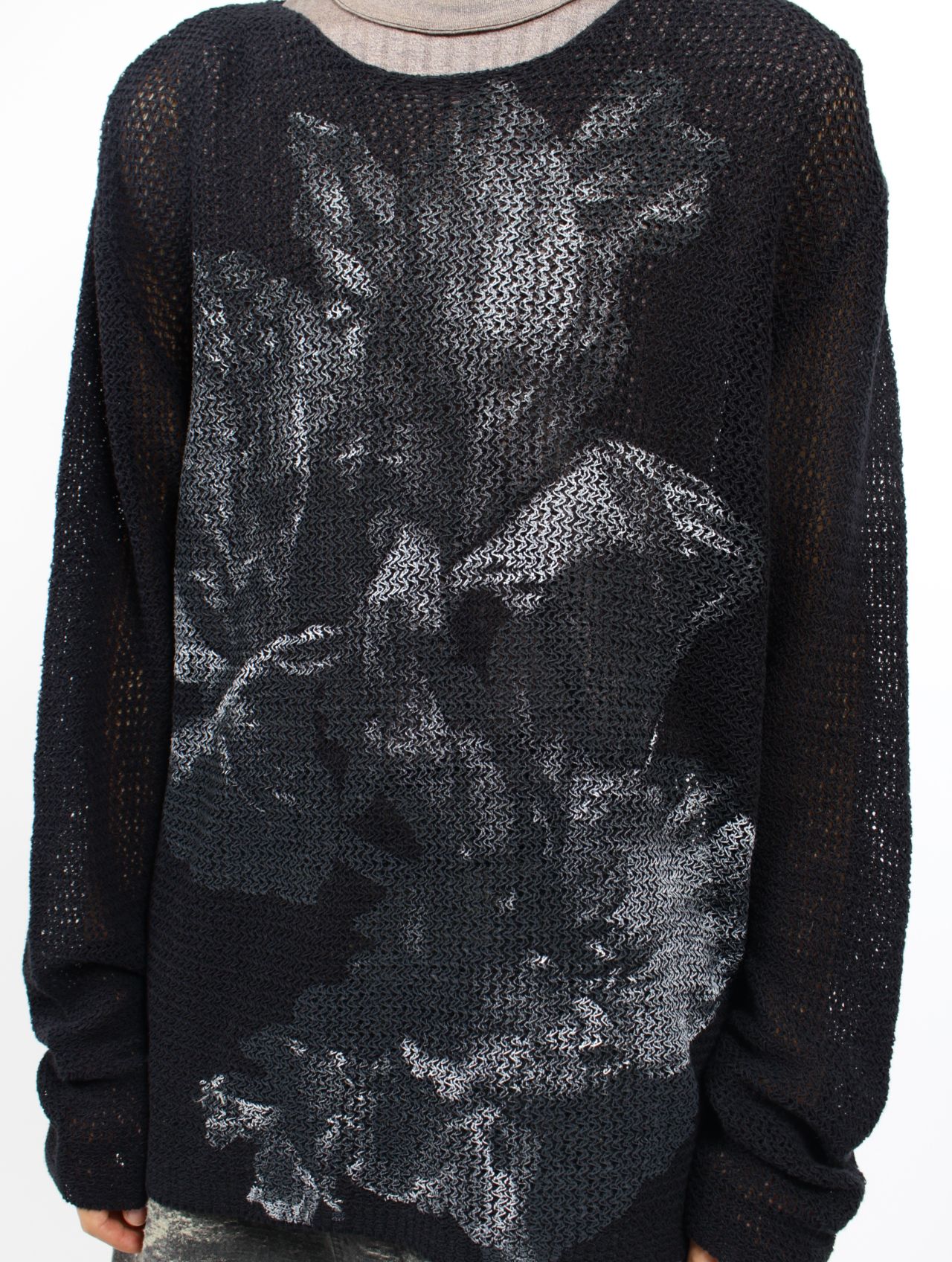 TAAKK - 【25AW】フラワープリント ニット / FLOWER PRINT KNIT