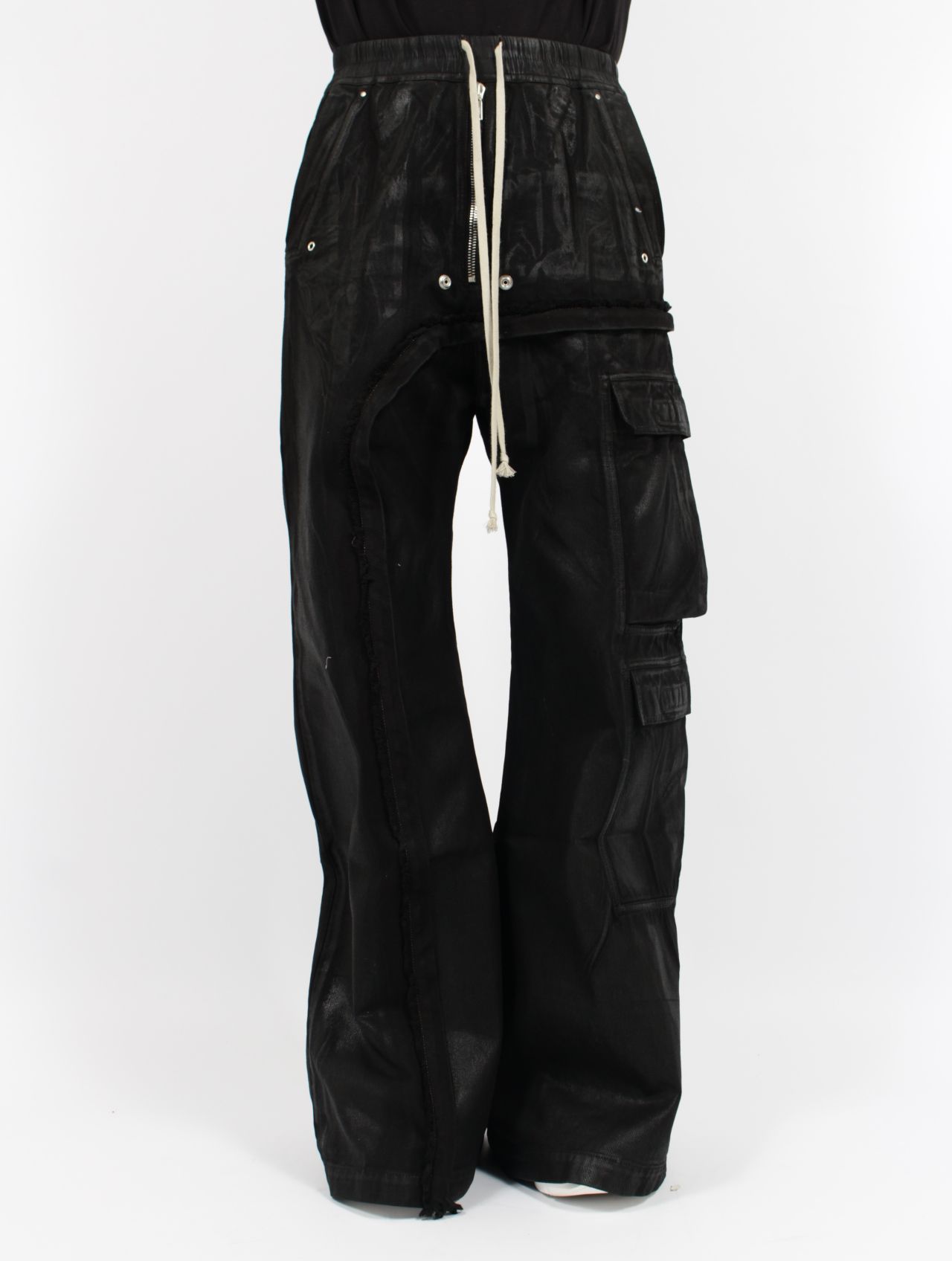 RICK OWENS DRKSHDW - 【25SS】インバランスド ダブル カーゴ ジャンボ