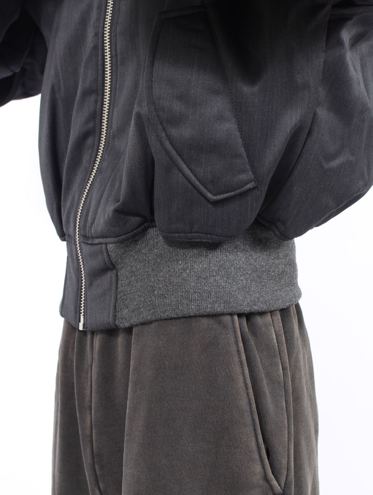 entire studios - 【25AW】クロップド ボンバージャケット / CROPPED