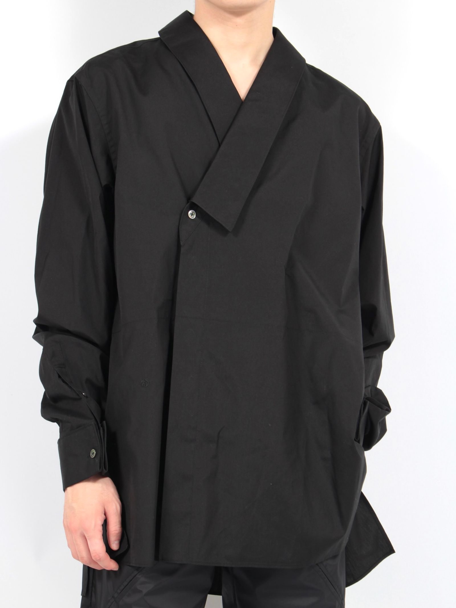 SOSHIOTSUKI - 【24AW】キモノ カラー シャツ / KIMONO COLLAR SHIRT