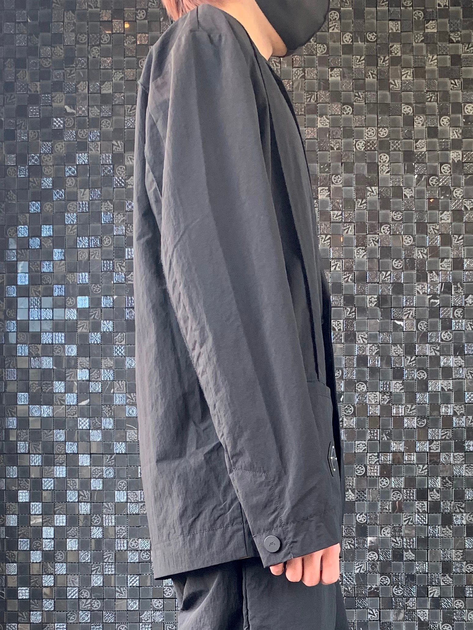 A-COLD-WALL* - パネルロゴ ナイロンジャケット / WOVEN RHOMBUS BADGE