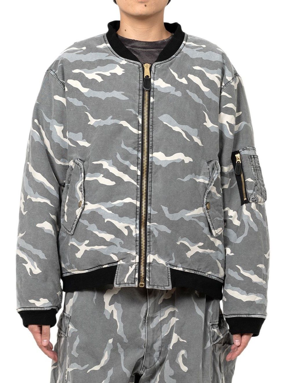 KAMIYA - 【24AW】フォステックス コラボ カモ ウォッシュ加工 MA-1