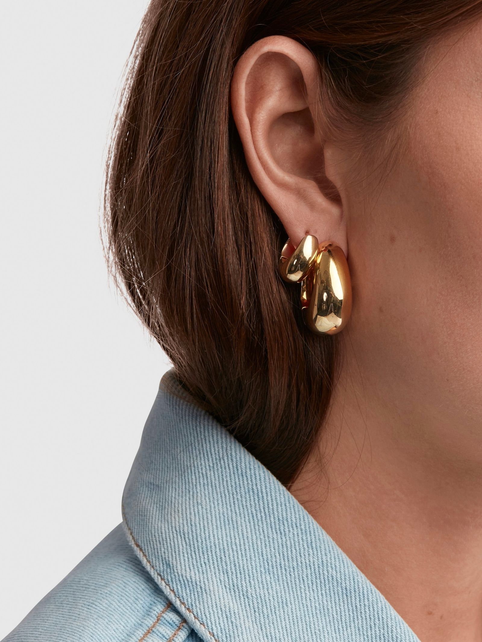 TOMWOOD - 【両耳用】アイス フープ スモール / ICE HOOP SMALL GOLD