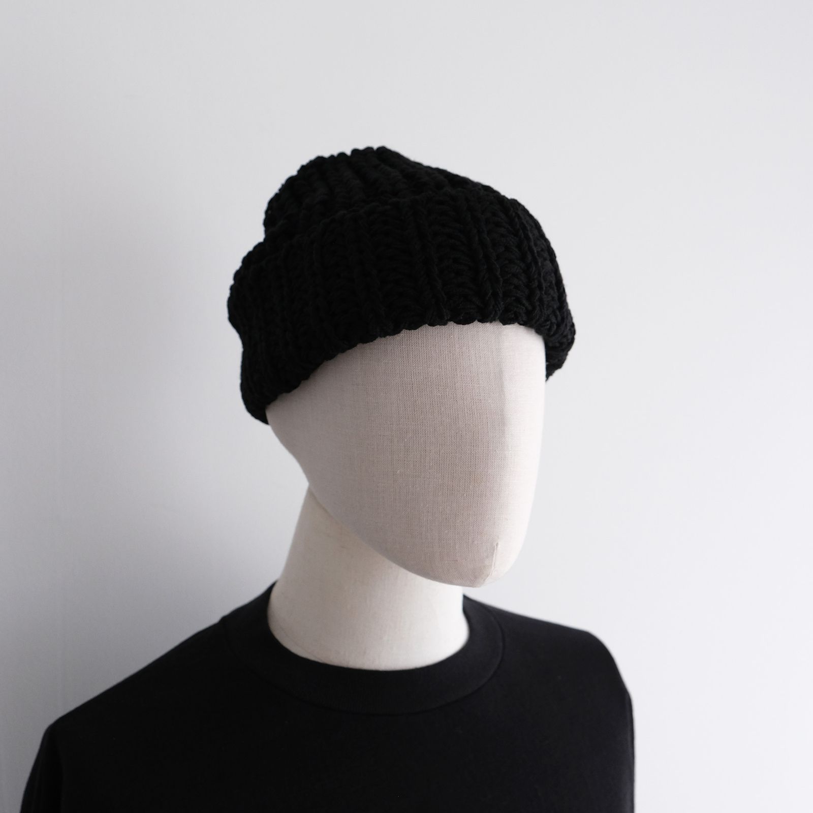 COMESANDGOES - Big Knit -ニットキャップ-（Black /ブラック
