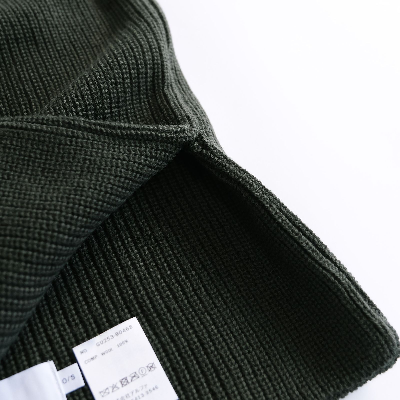 Graphpaper - Mercerized Fine Wool Snood -スヌード-（Green
