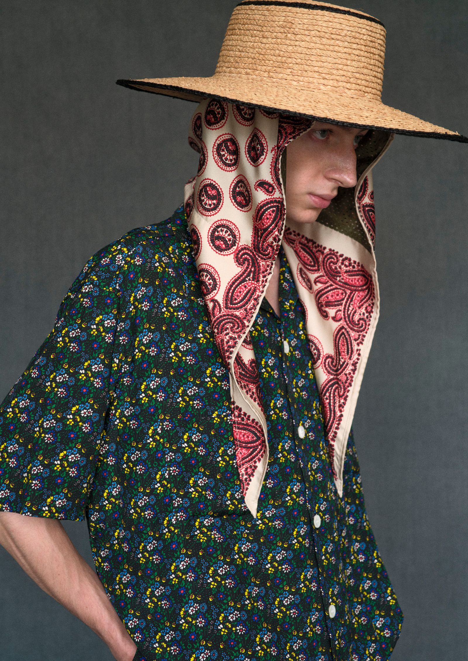 NOMARHYTHM TEXTILE - x Kijima Takayuki Raffia Trim Hat -ハット