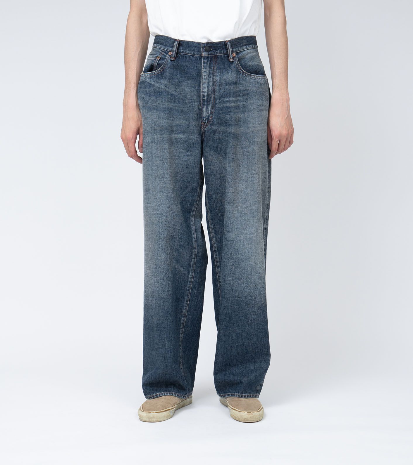 nanamica - Selvage Denim Pants / VI(Vintage Indigo) | Stripe