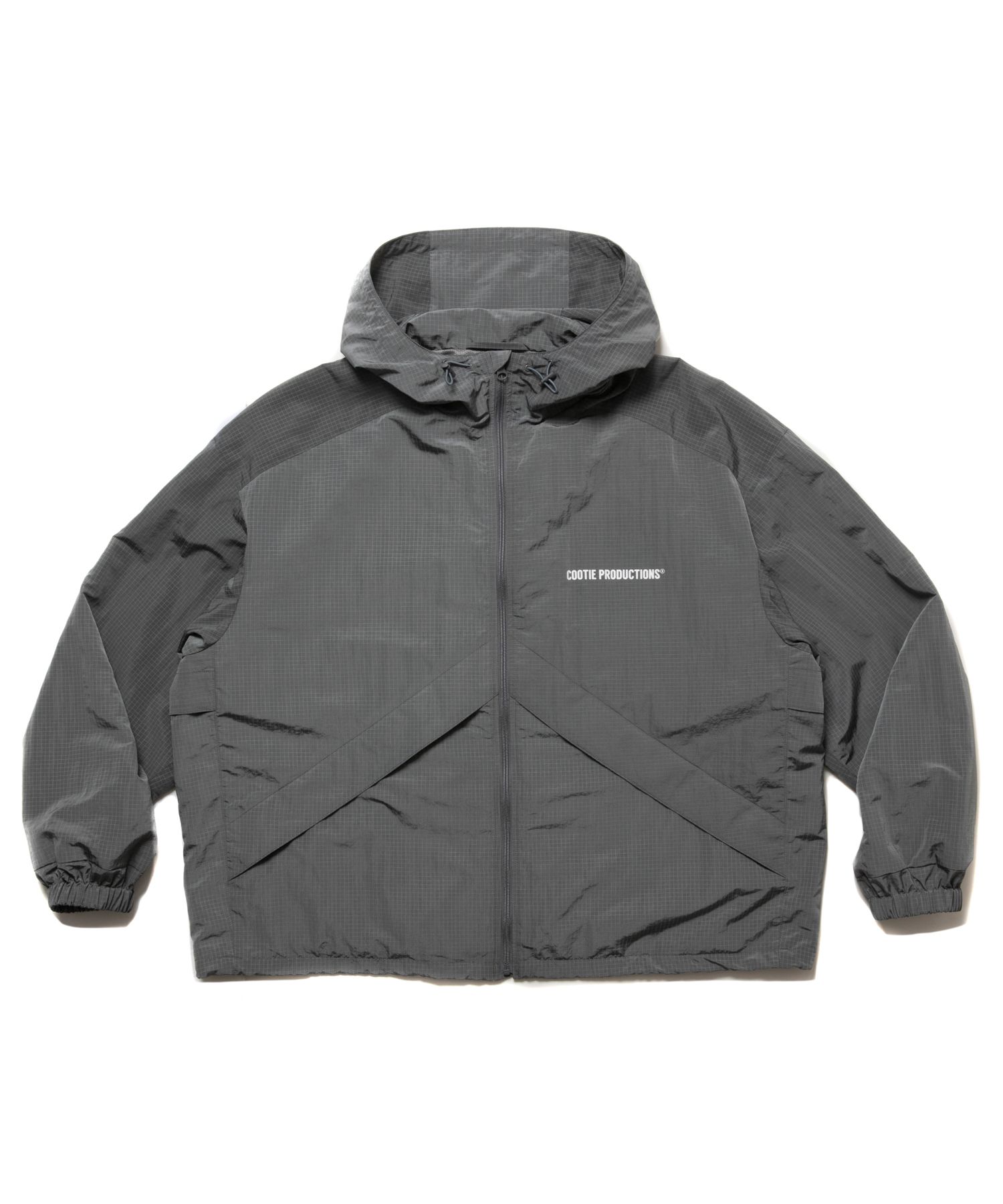 COOTIE PRODUCTIONS - Nylon Ripstop Training Jacket / BLACK