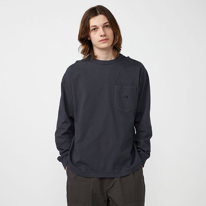 THE NORTH FACE PURPLE LABEL - 8oz Field Long Sleeve Pocket Tee / K