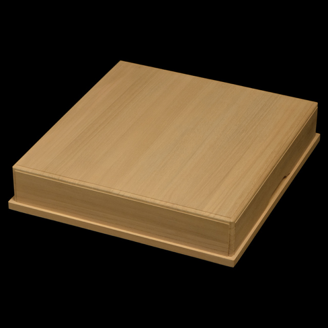 本榧1.5寸卓上碁盤セット（ハギ盤・上） | 前川榧碁盤店