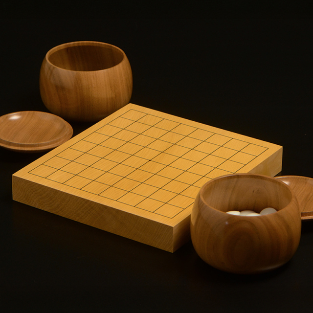 本榧囲碁セット 販売・通販【前川榧碁盤店】