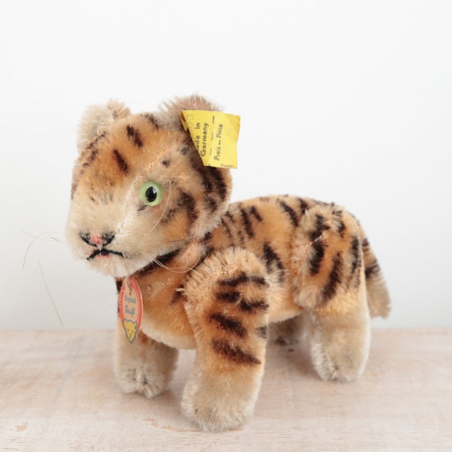 アンティーク シュタイフ トラ Steiff Tiger 10cm