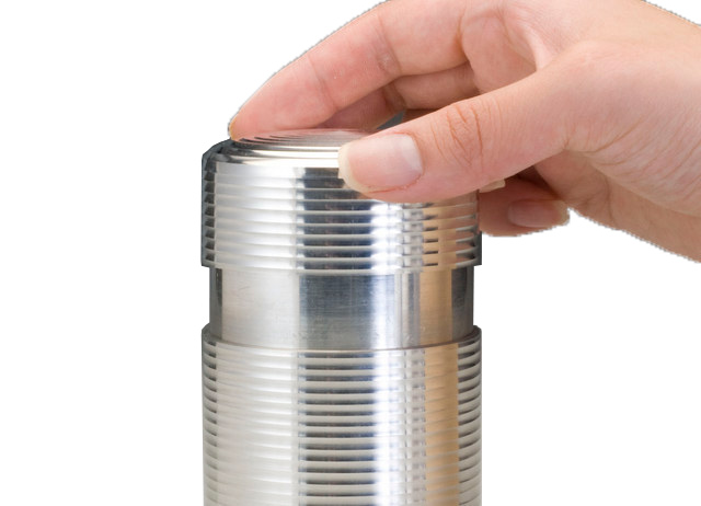 錫製の茶筒|千寿 職人技で高い密閉性 -大阪錫器