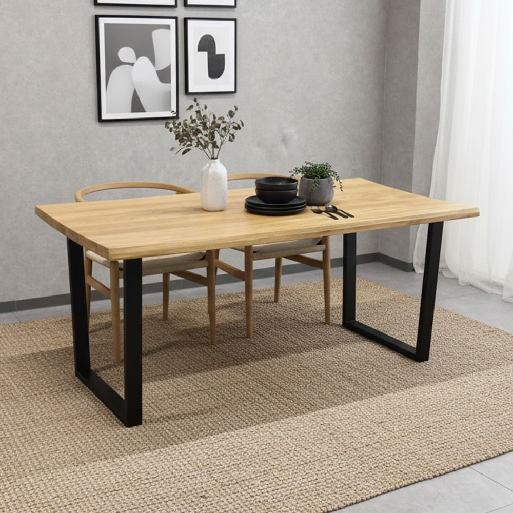 訳ありアウトレット】オーク無垢材ダイニングテーブル 160cm幅 OL23F